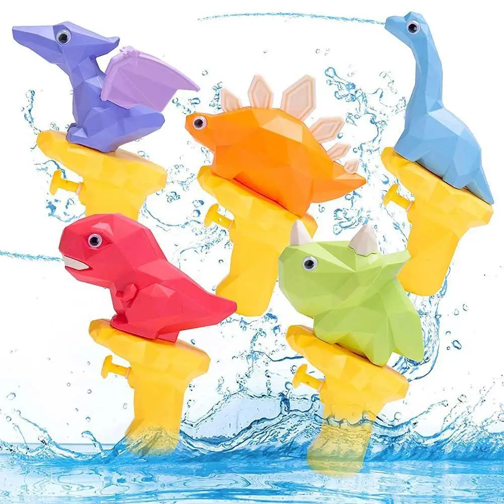

Children's Water Gun Toy Cartoon Dinosaur Swimming Pool Playing In Water Small Water Gun Baby Bathroom Bathing Outdoor Water Toy