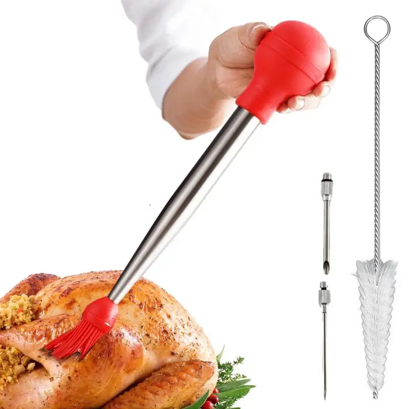 

Turkey Baster Syringe Baster Syringe For Cooking Meat Injector Set Kitchen Tool For Butter Drippings Glazes Roasting Juices For