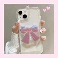 pink bow case for oppo oneplus 7 6t 8 9 pro realme 5i c3 6i 6 5 7 5g find x2 pro lite x3 x5 x2 phone cover coque funda shell