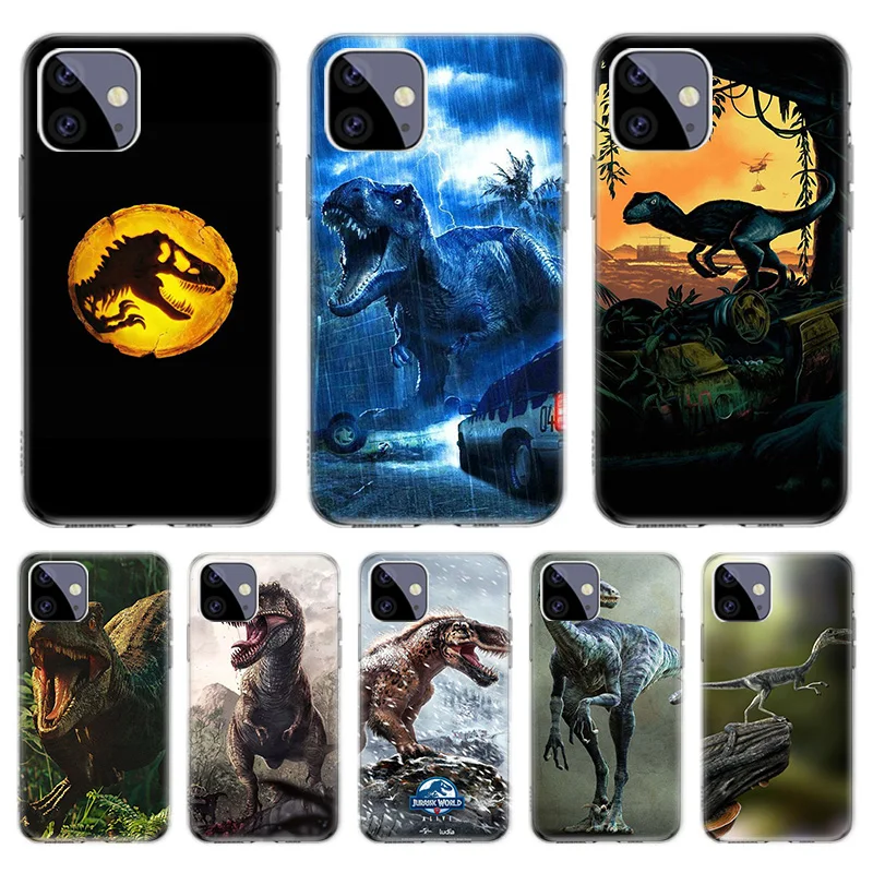 

Dinosaur World Jurassic Park Case For Iphone 11 12 Pro Max 13 7 8 Plus XR XS X 12 Mini 6 6S SE 2020 SE2 Cover Shell Funda Coque