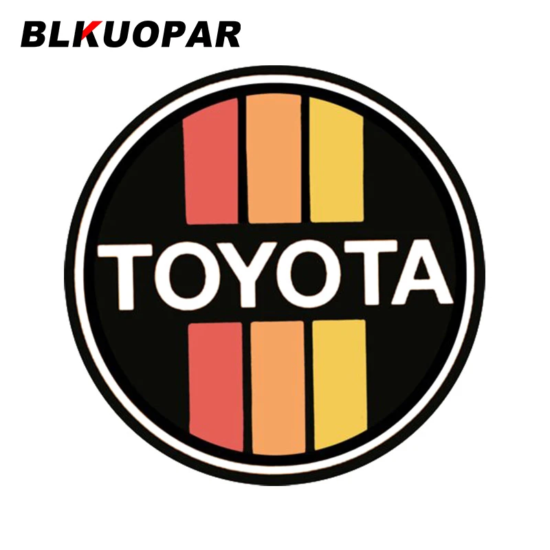 

BLKUOPAR 13cm x 13cm Car Sticker Creative Waterproof Decal Car Accessories Suitable for TOYOTA Motorcycle VAN ATV
