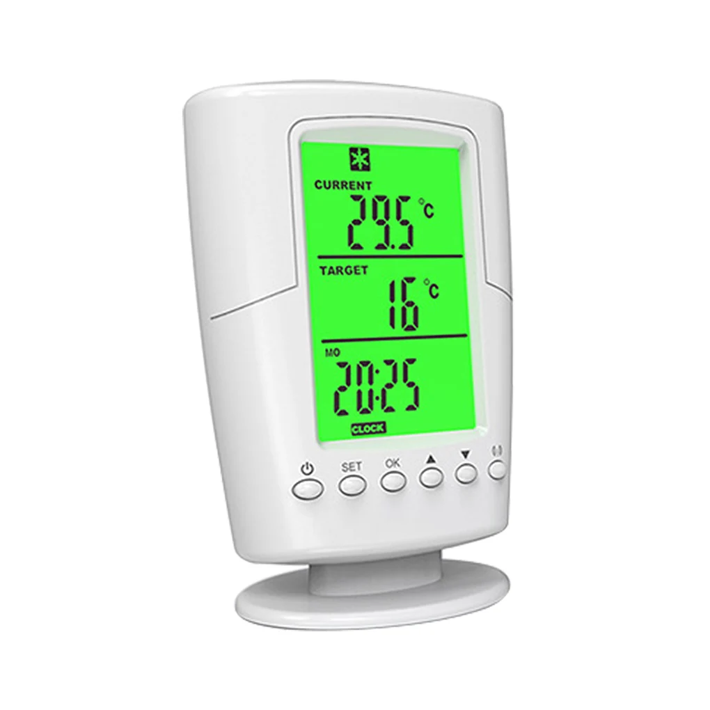 

Беспроводной Стандартный термостат с подогревом и охлаждением, с европейской вилкой