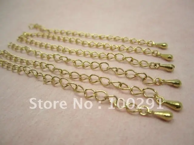 

1000PCS Extend the chain + water droplets manual materials accessories can wholesale.