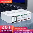 100 Вт 8 портов ЖК-дисплей Быстрая зарядка 3,0 USB зарядное устройство адаптер концентратор Тип C PD быстрое зарядное устройство для телефона для iPhone Huawei Samsung Xiaomi