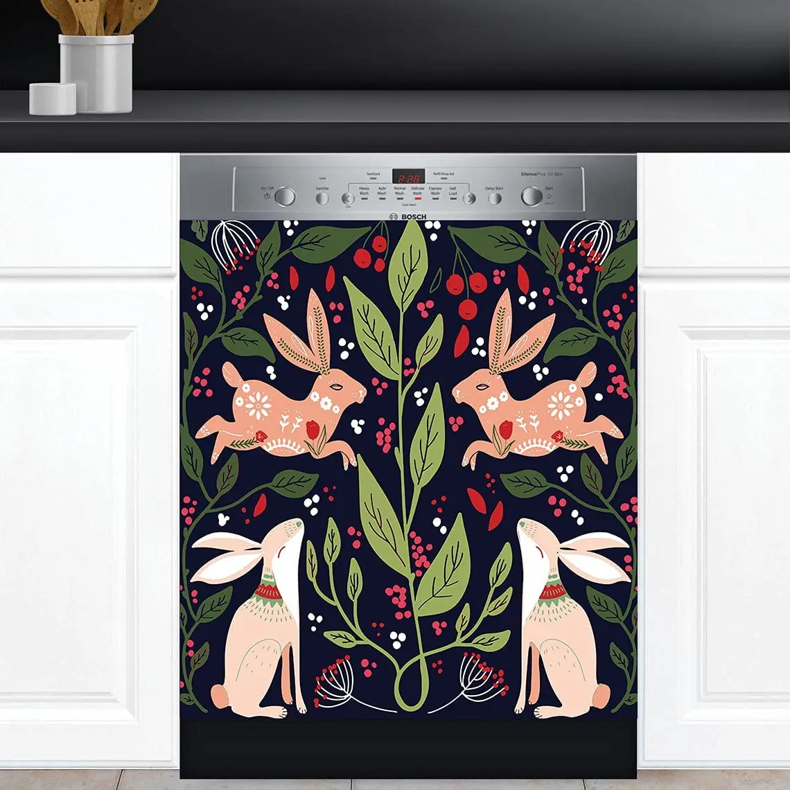 

Kitchen Decor Dishwasher Magnet Cover Sticker,Dishwasher