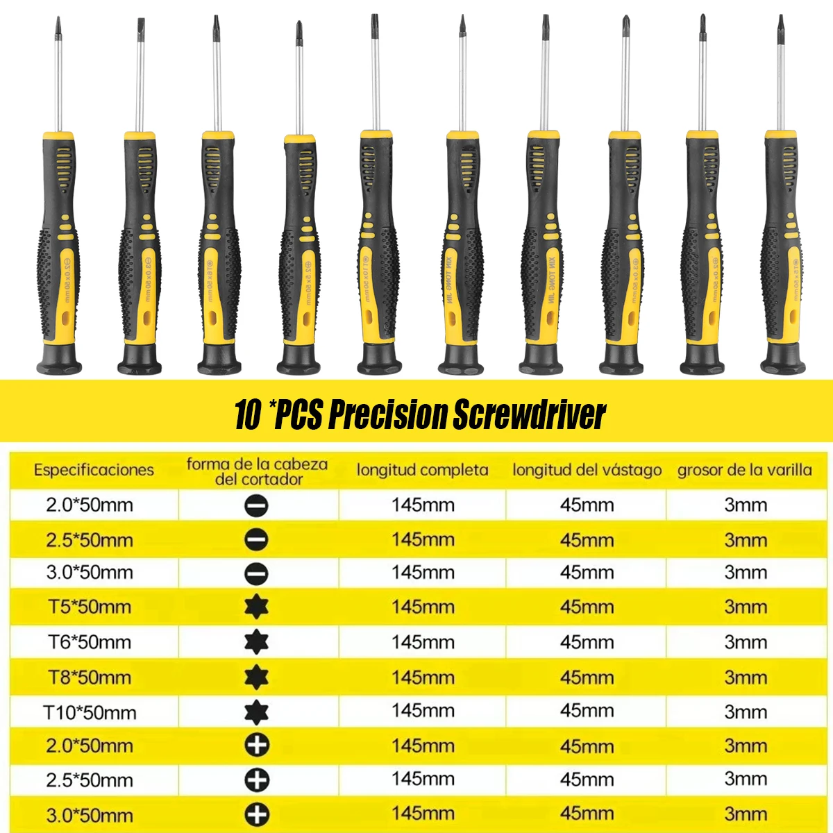 Набор прецизионных отверток Комплект универсальных комбинированных