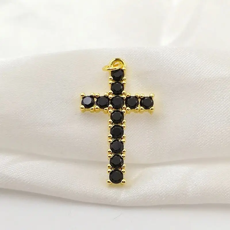 Позолоченные минималистичные кресты-подвески для ожерелья изготовление