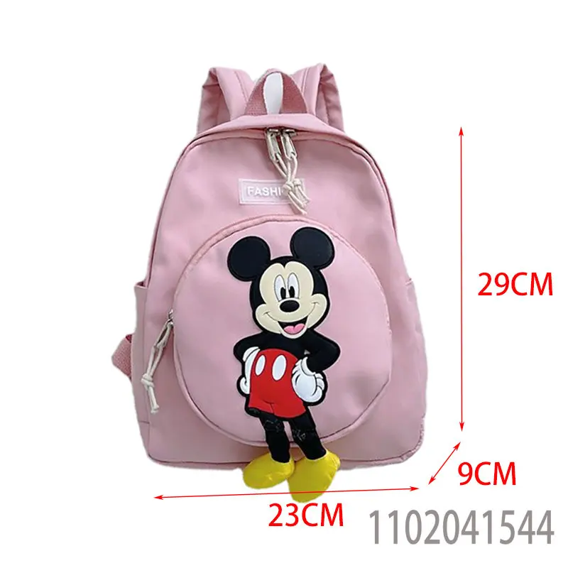 Disney Mickey Mouse Toddler Backpack for Kid Girl Kindergarten Cute  Children's Schoolbag Large Capacity Durable Bookbag