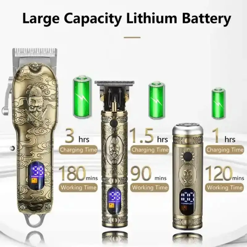 Профессиональная Парикмахерская Машинка для стрижки волос Lobemoky 2024 3 в 1