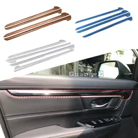 For Honda CRV CR-V 2017 2018 2019 2020 2021 Car Cover Detector Inner Door Bowl Upper Trim Strip Frame Stick Hood Parts Armrest