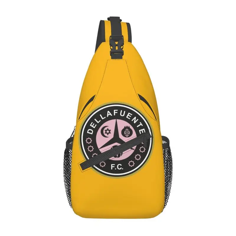 

Dellafuente FC 68 Crossbody Sling Backpack Men Custom Chest Shoulder Bag for Traveling Daypack