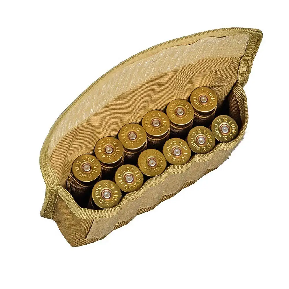 

Molle Tactical Magazine 12/20 Gauge Mag Pouch Cartridges Holder Carrier Shotgun Bullets Shotshell Reload Ammo Shell Pouch Bag
