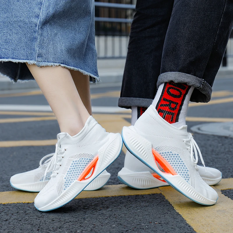 Cushioning Men Running Shoes for Women Breathalbe Athletic Sports Jogging Shoes Ultralight Training Sneakers male