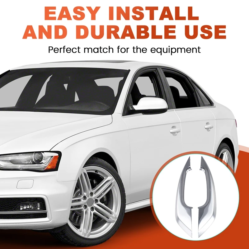 Хромированная накладка на переднюю внешнюю дверную ручку для A4 B9 Avant 2016-2023 A5 F5 Q5 FY