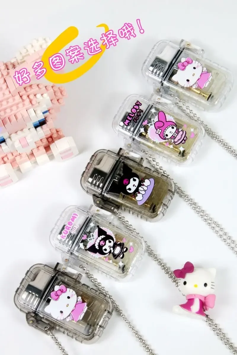 Ожерелье креативное воспламенитель Hello Kitty Sanrio Водонепроницаемая Зажигалка Kuromi My