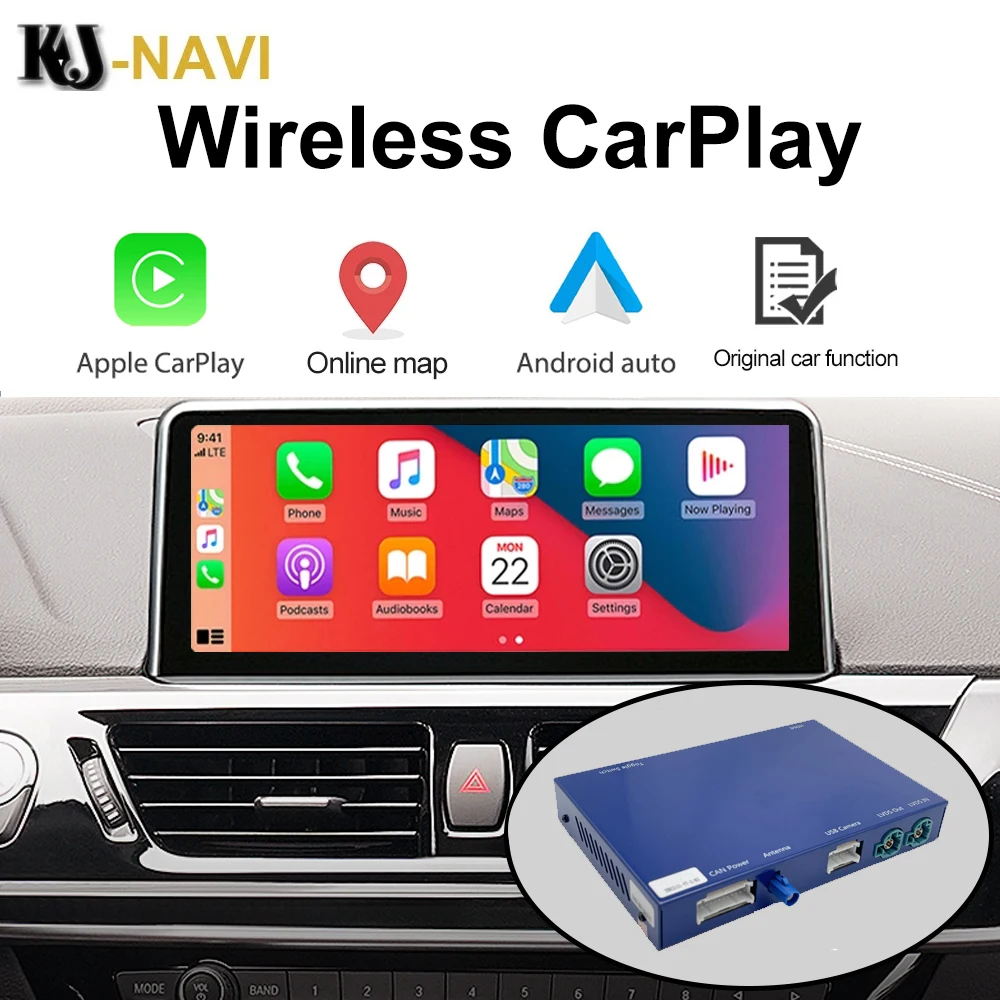 

Для BMW CIC 3 серии E91 E92 E93 E90 с Android Mirror Link AirPlay, функция воспроизведения автомобиля, беспроводной CarPlay 2009 2010 2011 2012