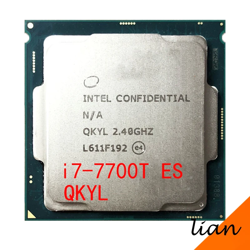 

Intel Core i7-7700T ES i7 7700T ES QKYL 2.4 GHz Quad-Core Eight-Thread CPU Processor 8M 35W LGA 1151