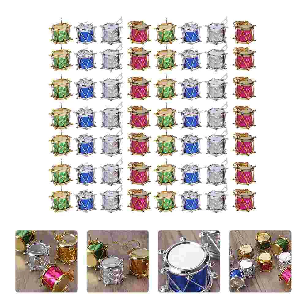 

Lip Gloss Decorative Drum Xmas Tree Hanging Adornment Christmas Ornaments Drums Decoration