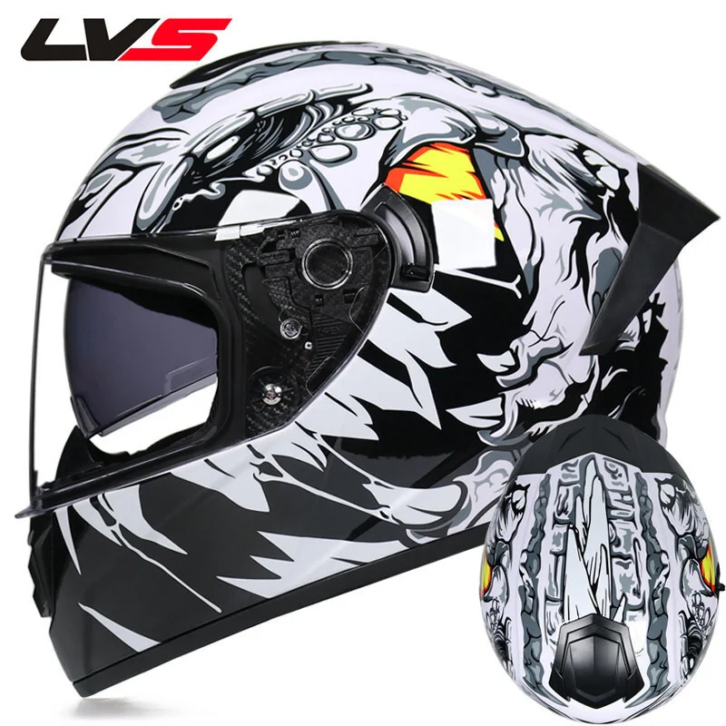 Suitable for electric vehicle helmet personality Bluetooth full helmet battery car helmet enlarge