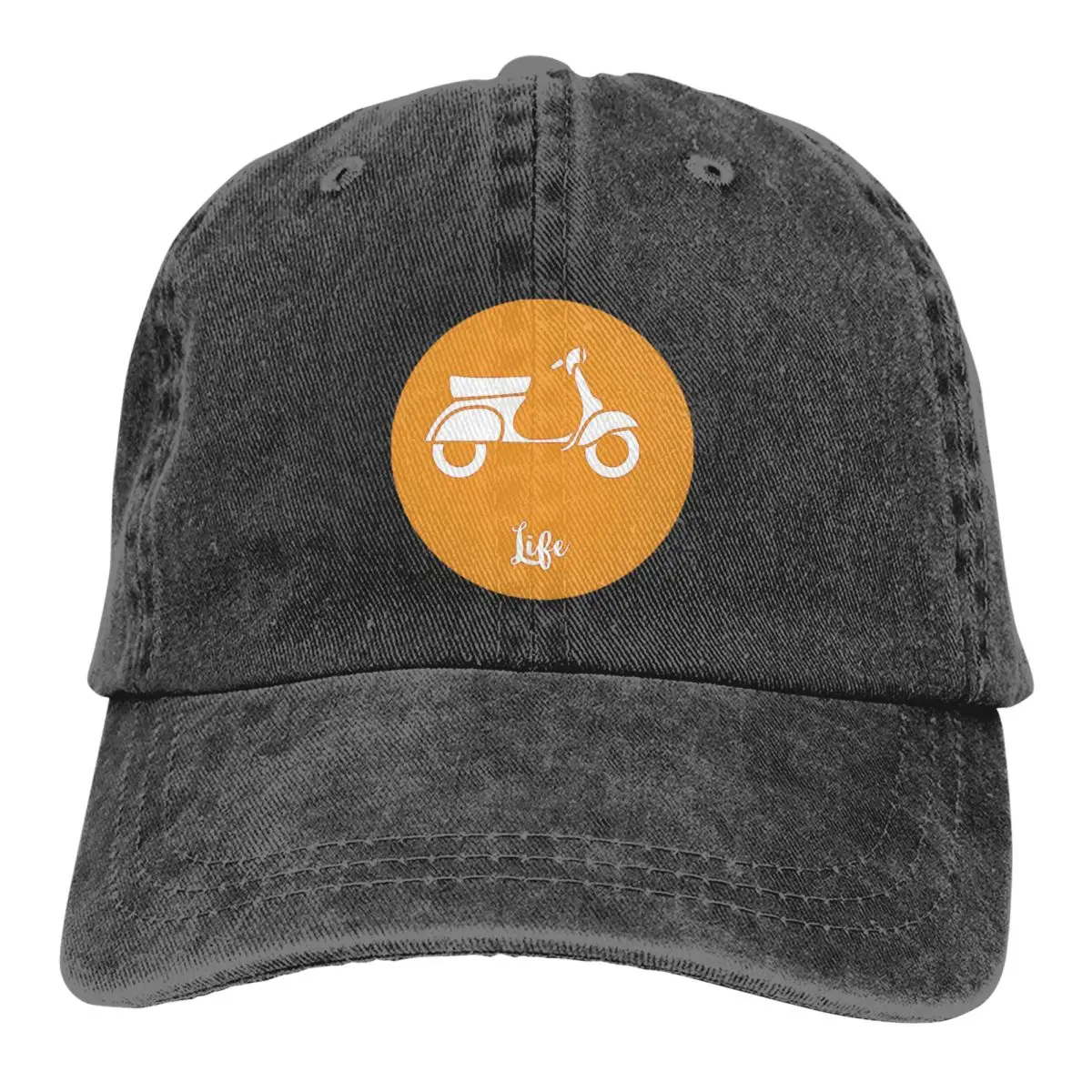 

Ordinary Print Baseball Cap Men Hats Women Visor Protection Snapback Vespa Popular Transportation Tools Caps