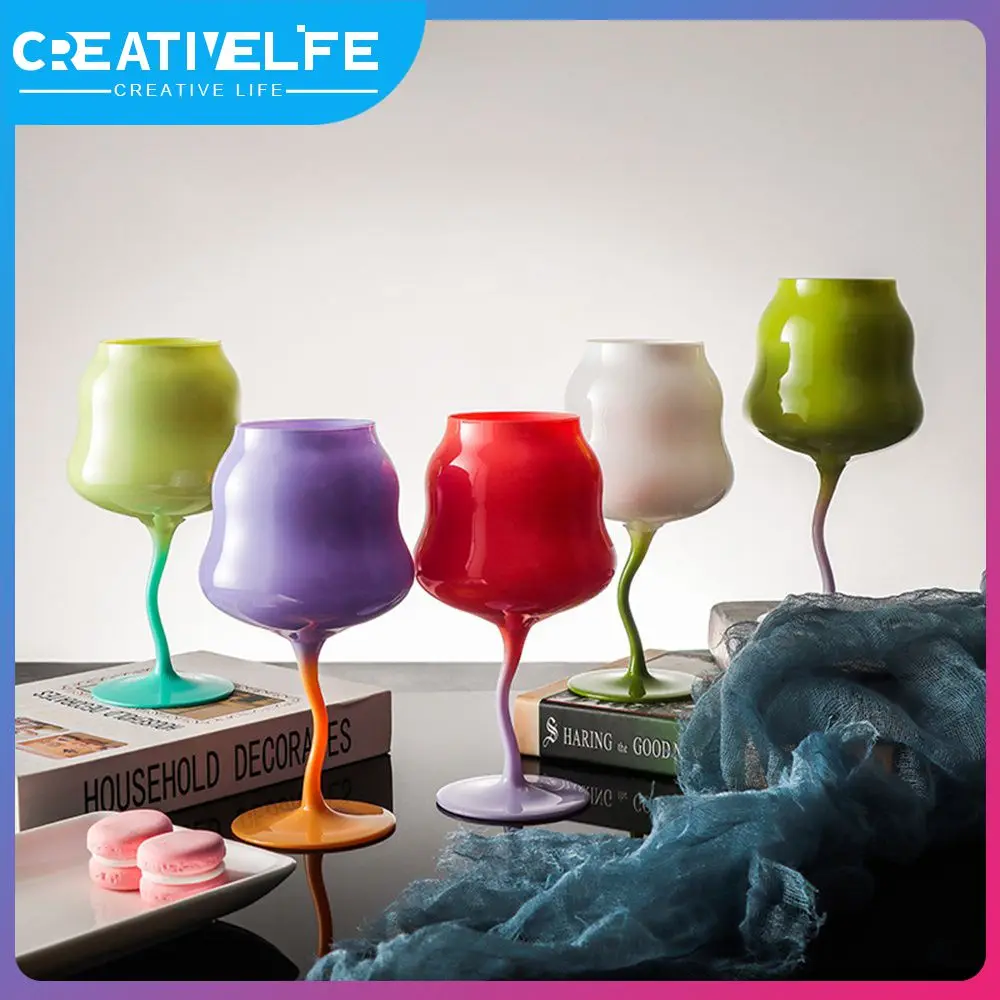 

Home Furnishing Decoration Wine Glass Multi-purpose Decorative Cup Restore Ancient Ways Twist Deformation Juice Cup Cup Goblet