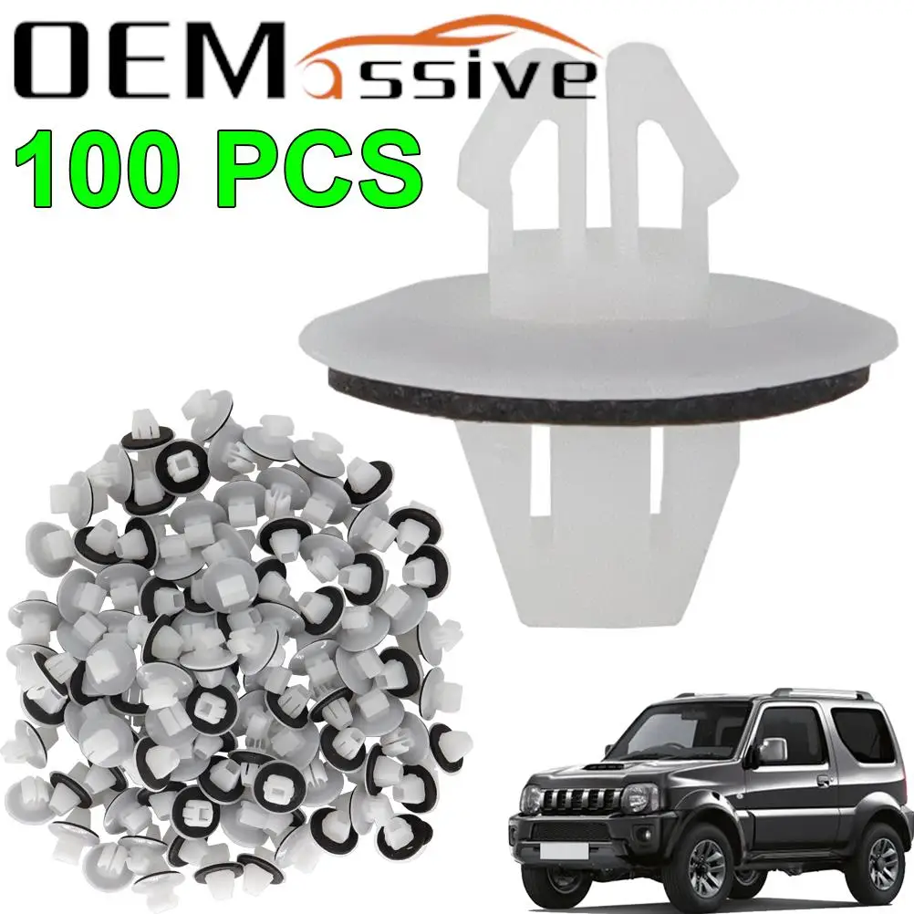 

100 шт. для Suzuki Jimmy Grand Vitara SX4 Toyota Corolla RAV4 автомобильный Монтажный держатель клипсы фиксаторы Замена автомобиля