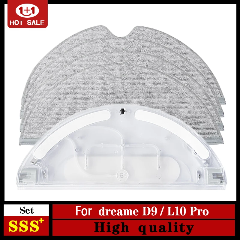 

For Dreame D9/L10 Pro Electric Water Tank Replacement Accessories Washable mop Robot Vacuum Cleaner Spare Parts