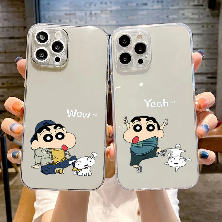 

Crayon Shin-chan для Apple iPhone 13 12 11 Pro 12 13 Mini X XR XS Max SE 5 6 6s 7 8 Plus, чехол для телефона, мягкий силиконовый чехол
