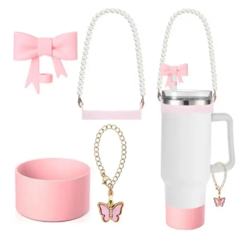 1 шт. 10 мм соломенная крышка с бантом чехол для бутылки водой подвесная цепочка