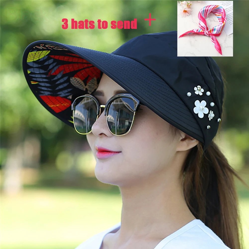 1 шт. Кепка для гольфа простота женский UPF 50 + широкая с защитой от ультрафиолета