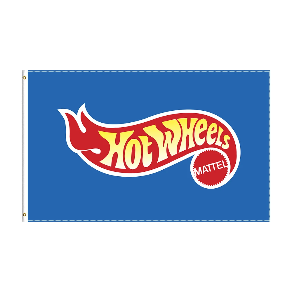

3x5Ft Hotwheel Flag Racing Car Printed Banner For Decor 1