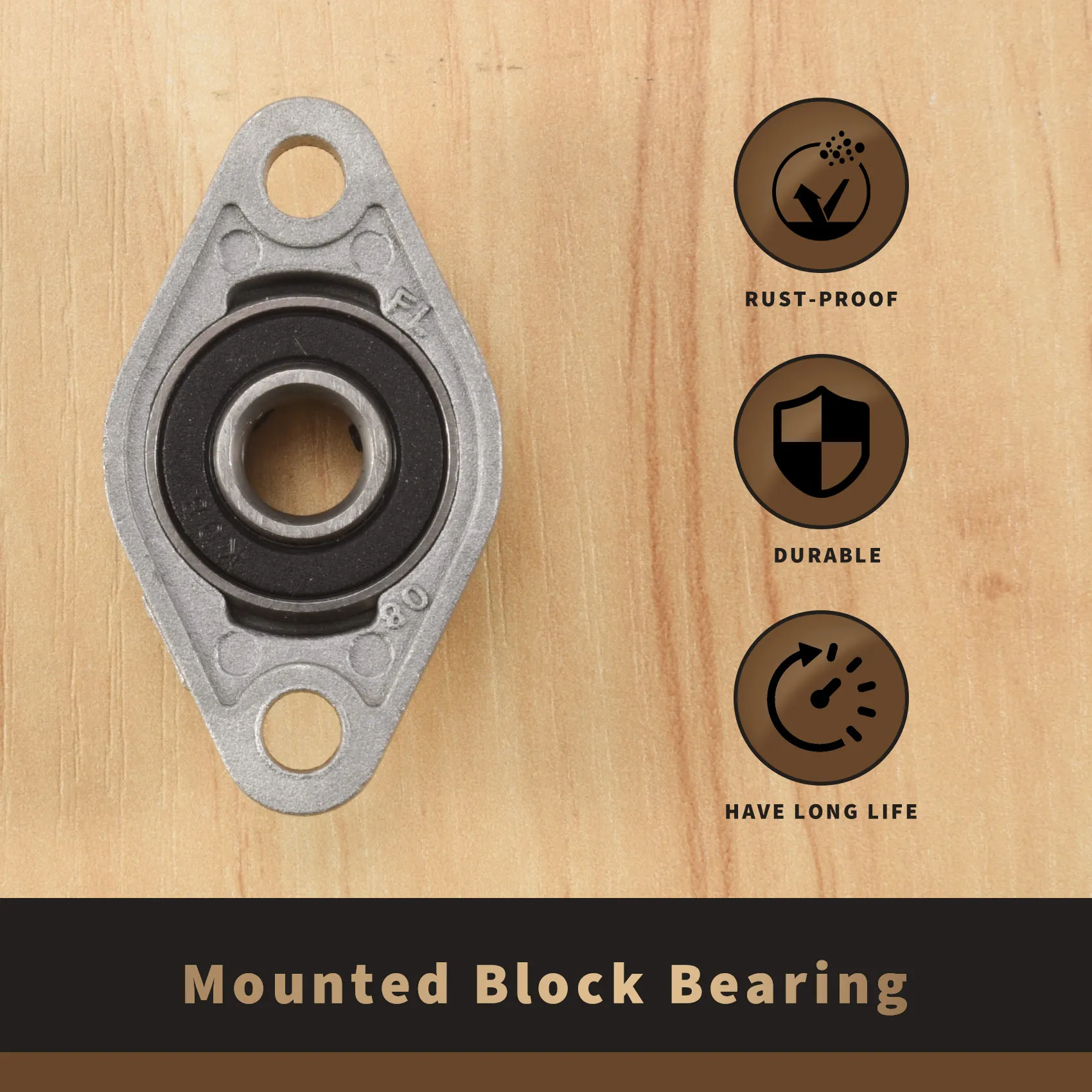 4 шт. Kfl08 опорный подшипник диаметром отверстия 8 мм из цинкового сплава