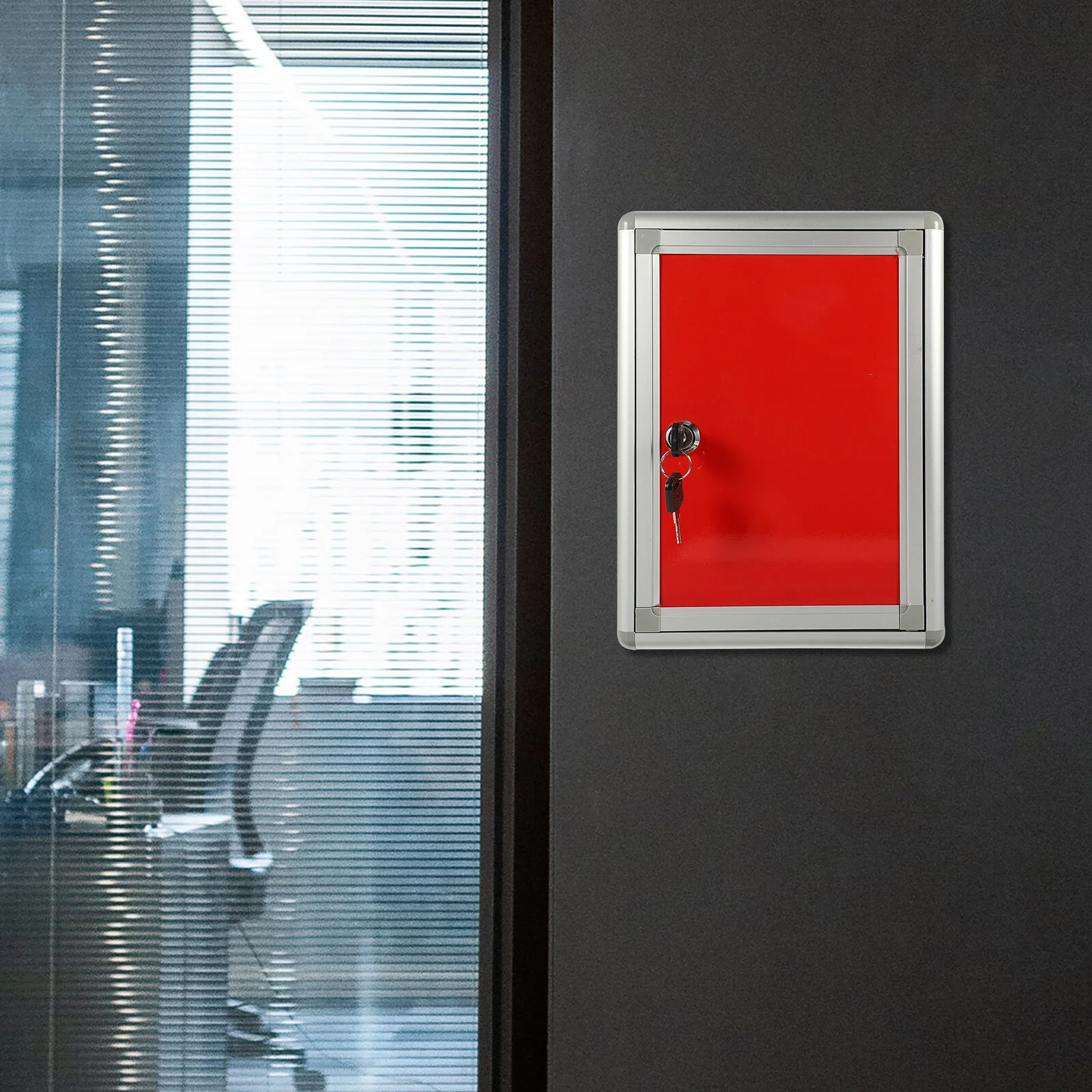 

Newspaper Box Household Mailbox Letter Post Container Case Wall Mounted Mailboxes