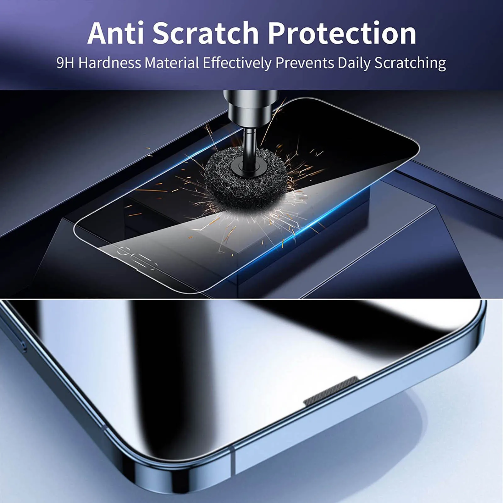 1-3Pcs Full Cover Anti Spy Screen Protector For iPhone 14 13 12 11 Plus Pro Max Mini XS XR X 9H Privacy Dark Tempered Glass Film