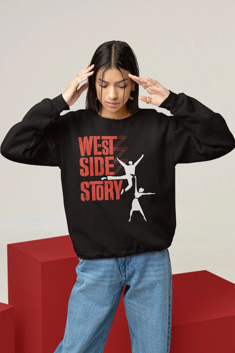 Рубашка с рисунком West Side Story винтажная рубашка из фильма толстовка проезд