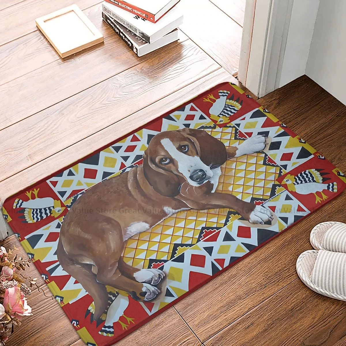 

Dachshund Pet Dog Bathroom Non-Slip Carpet Basset Hound Bedroom Mat Welcome Doormat Floor Decoration Rug