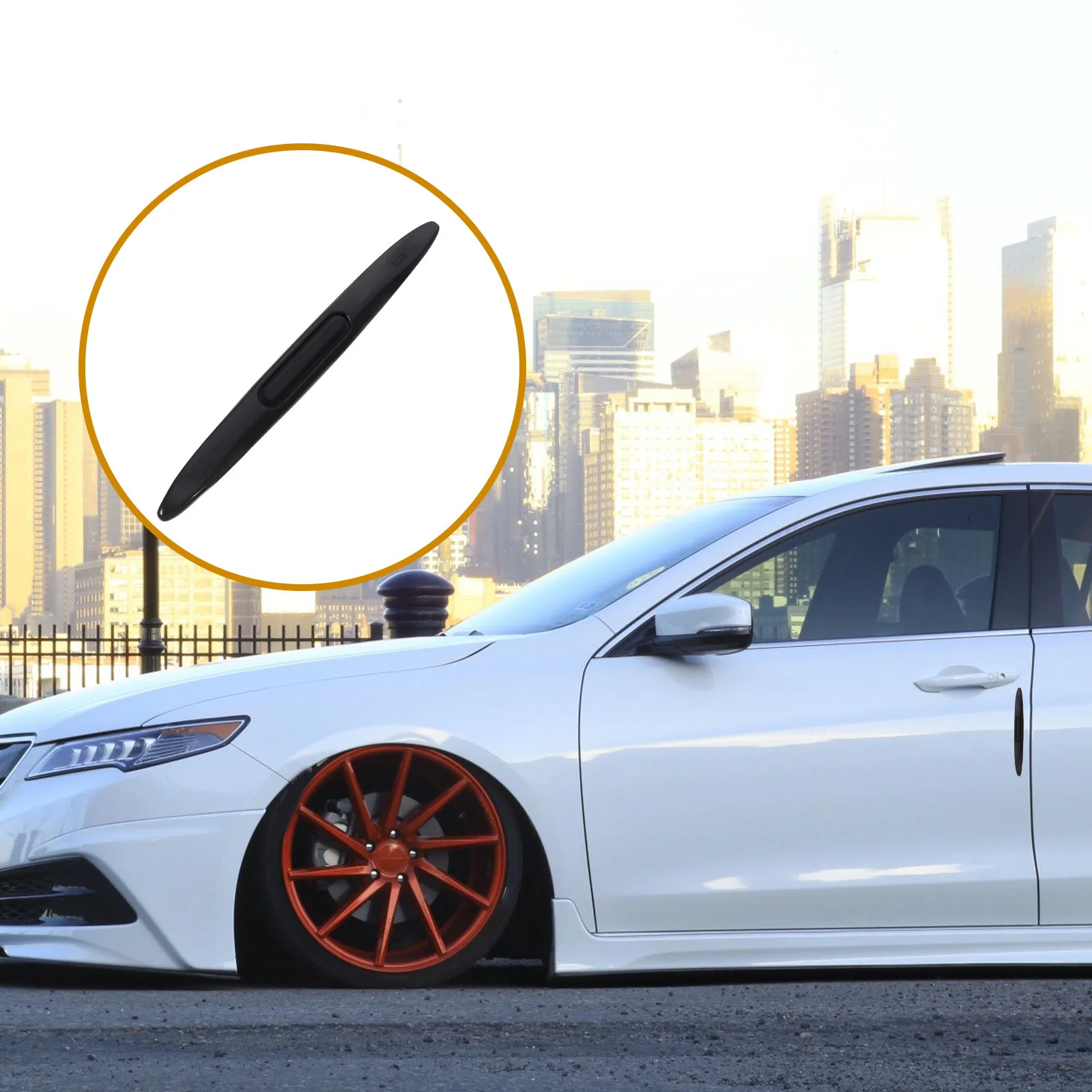 

2pcs Scratch DIY Anti-static Universal Car Door Protector Car Door Bumper Car Door Corner Protector