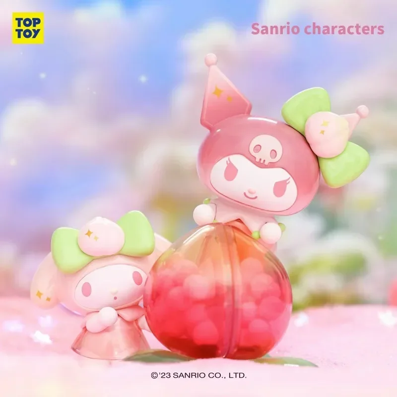 

Sanrio Genki персиковый цвет, рай, фотосессия, модель Kuromi Hello Kitty, аниме-фигурка, игрушка, мистическая коробка, экшн-фигурки adwind, подарок