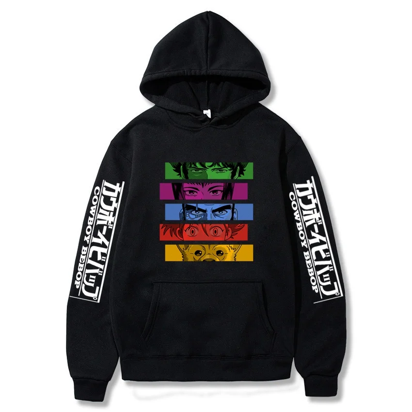 

Japan Anime Cowboys Bebop Hoodies Men Women Casual Long Sleeve Sweatshirts Spring Autumn Pullover Hoodies