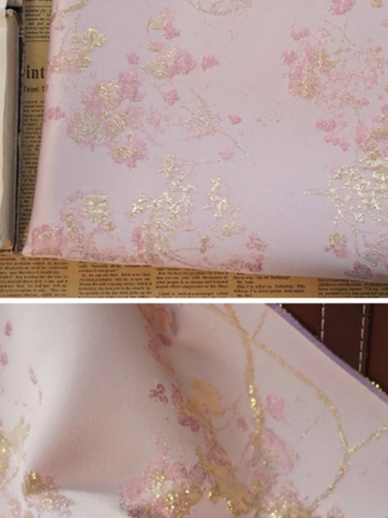 Женское жаккардовое платье элегантное микро-эластичное розового и золотого