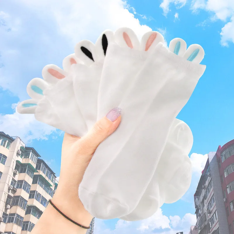 Милые носки в японском и корейском стиле кавайная Лолита с кроличьими ушками