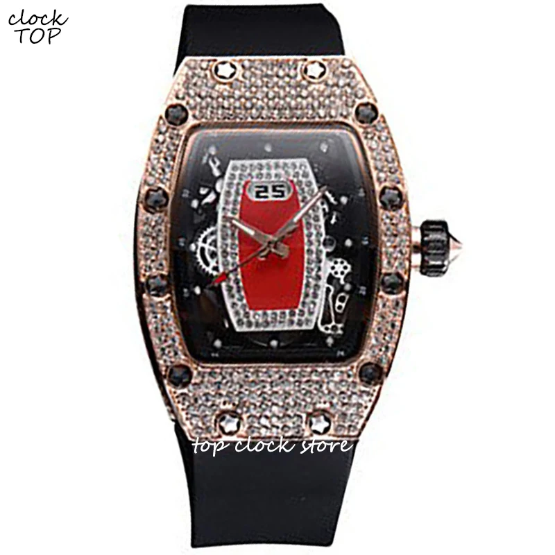 

Luxury Women Watch Female Iced Out Full Diamond Case Quartz Wristwatch Rhinestone Bezel Female Ladies Top Brand Girl Reloj Clock