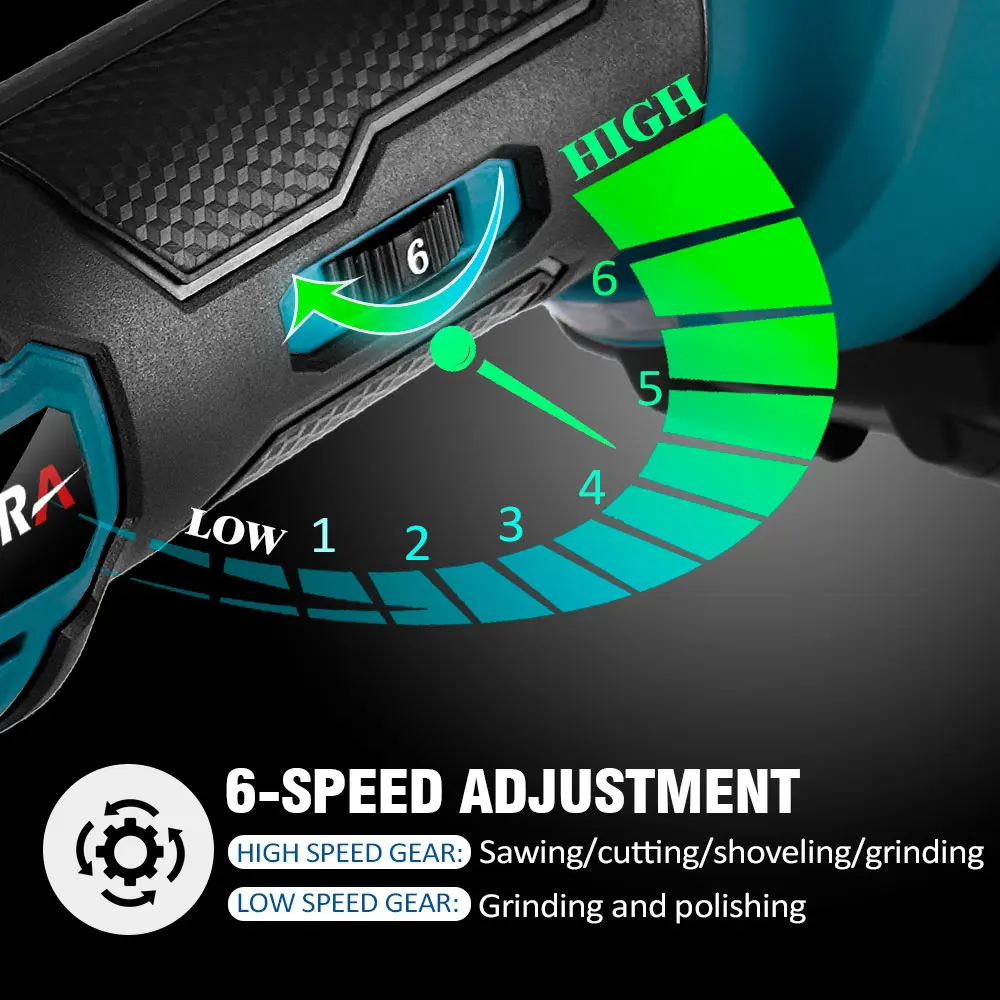 Бесщеточный Осциллирующий многофункциональный инструмент Yofidra для