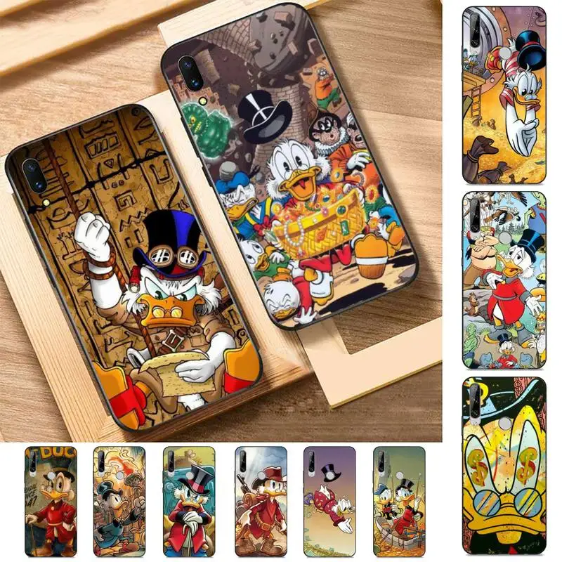 

Disney Scrooge McDuck Phone Case for Huawei Y 6 9 7 5 8s prime 2019 2018 enjoy 7 plus