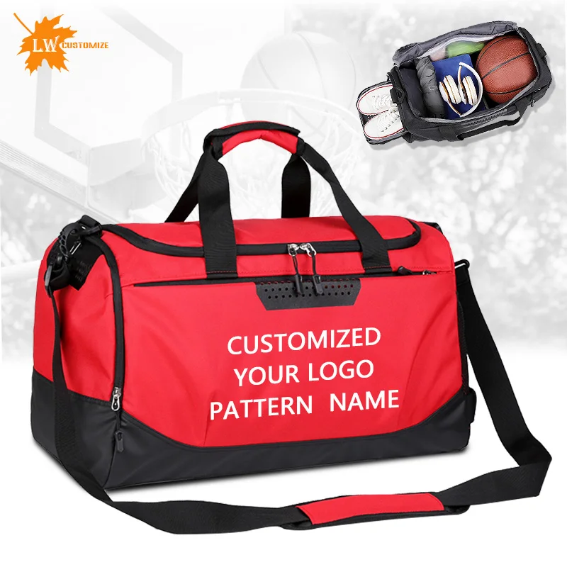 Personalized Duffel Bag Custom Sports Gym Bag Travel With Lo