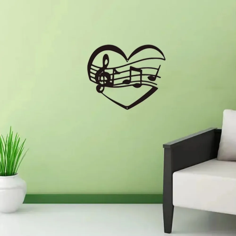 Металлический Настенный Декор Любовь И Музыка С Цитатой Для Детской Комнаты