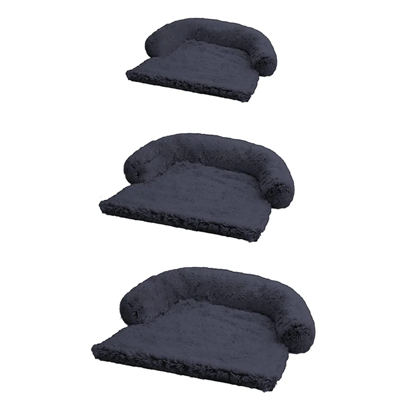 

Dog Bed Sofa Large Fluffy Dogs Pet House Sofa Mat Long Plush Warm Kennel Pet Cat Puppy Cushion Washable Blanket