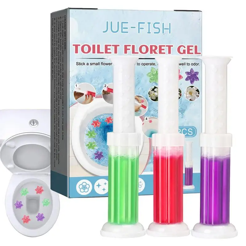 

3 шт., освежитель воздуха для туалета, с эффектом цветов