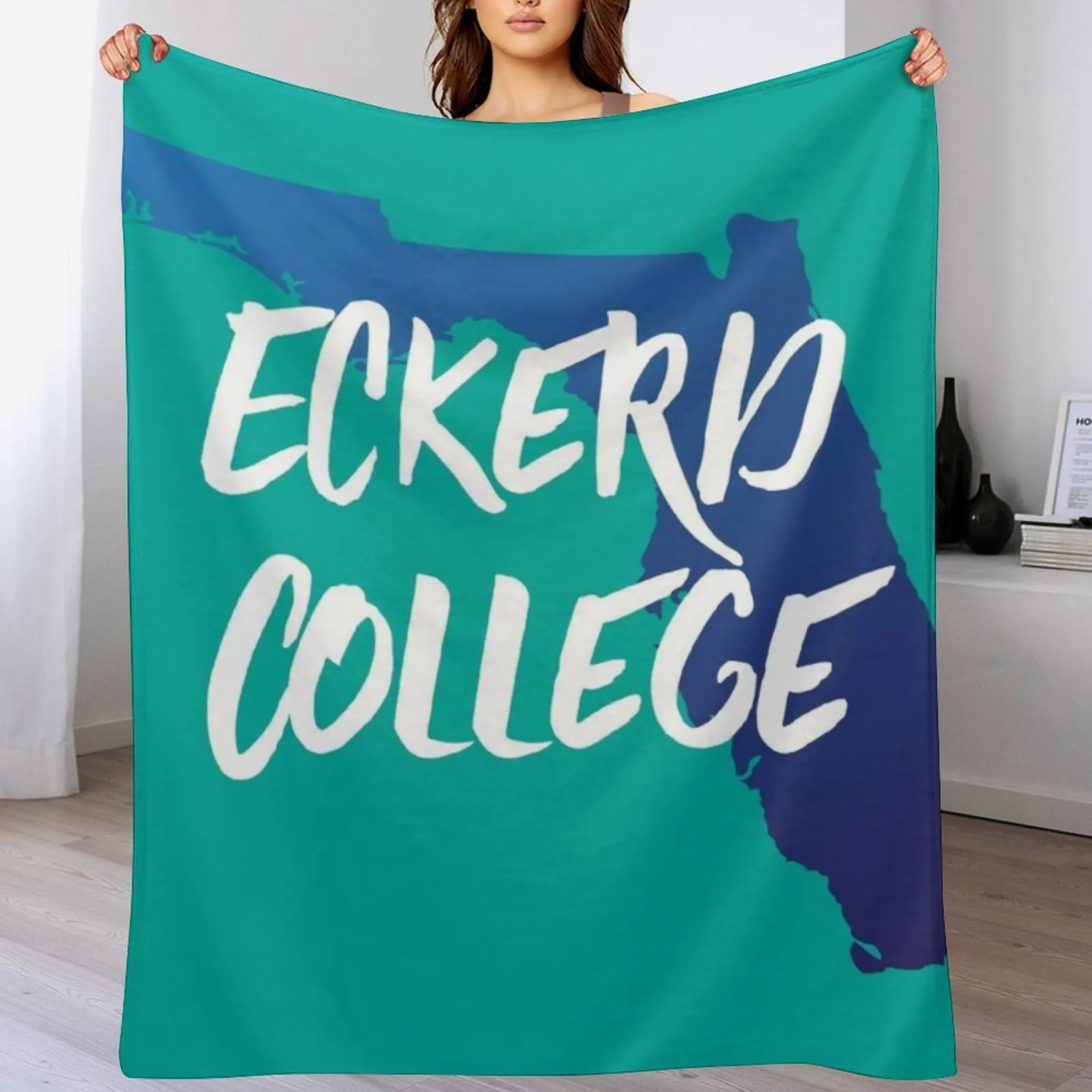 Eckerd Студенческое Одеяло диван-кровать теплая зимняя мягкая клетчатая ткань