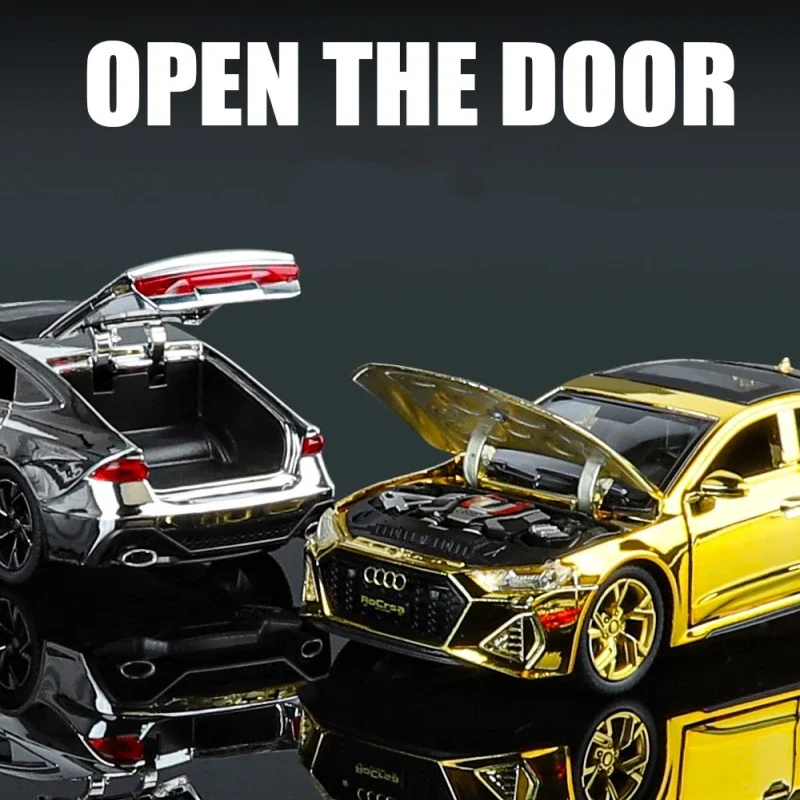 Масштаб 1:32 Audi RS7 Sportback Quattro миниатюрная масштабная модель автомобиля из сплава